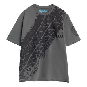 Top Gear Unisex Adult Track Life Short-Sleeved T-Shirt / Gray